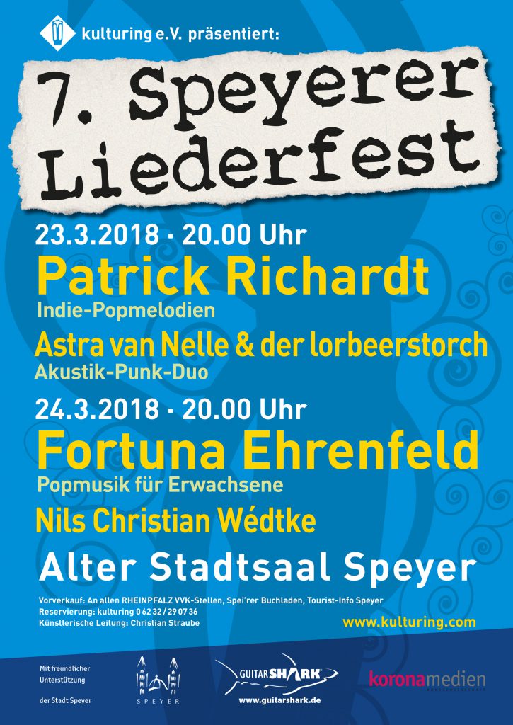 Plakat zum 7. Speyerer Liederfest