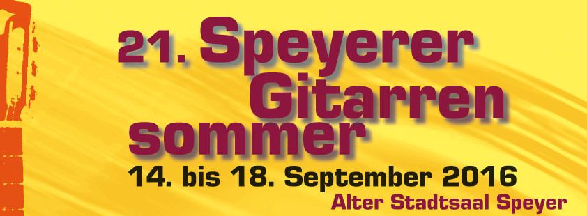 Speyerer Gitarrensommer 2016